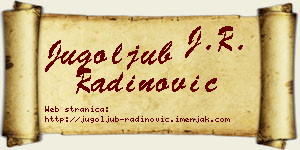 Jugoljub Radinović vizit kartica